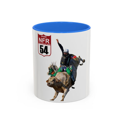 Jordan Spears #54 Bull Rider Colorful Mug - Perfect for Rodeo Fans