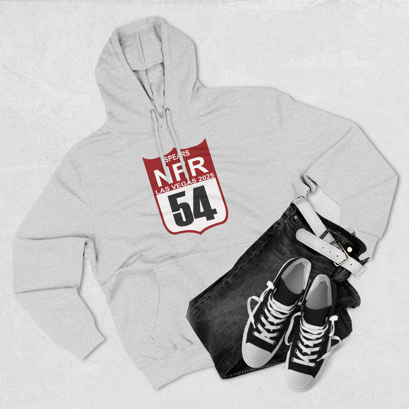 NFR 54 Three-Panel Fleece Hoodie