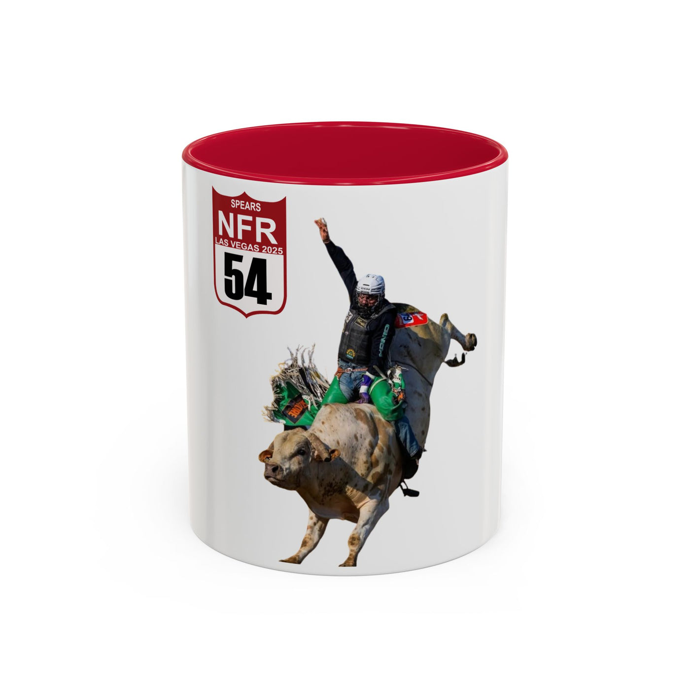 Jordan Spears #54 Bull Rider Colorful Mug - Perfect for Rodeo Fans
