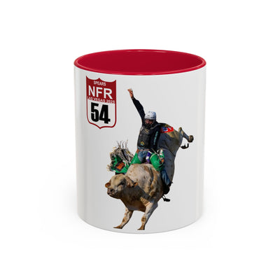 Jordan Spears #54 Bull Rider Colorful Mug - Perfect for Rodeo Fans