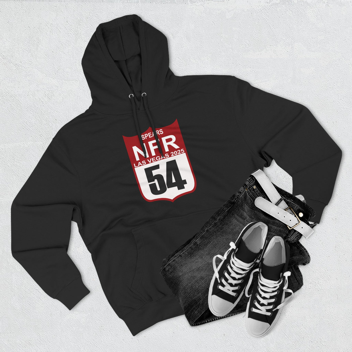 NFR 54 Three-Panel Fleece Hoodie