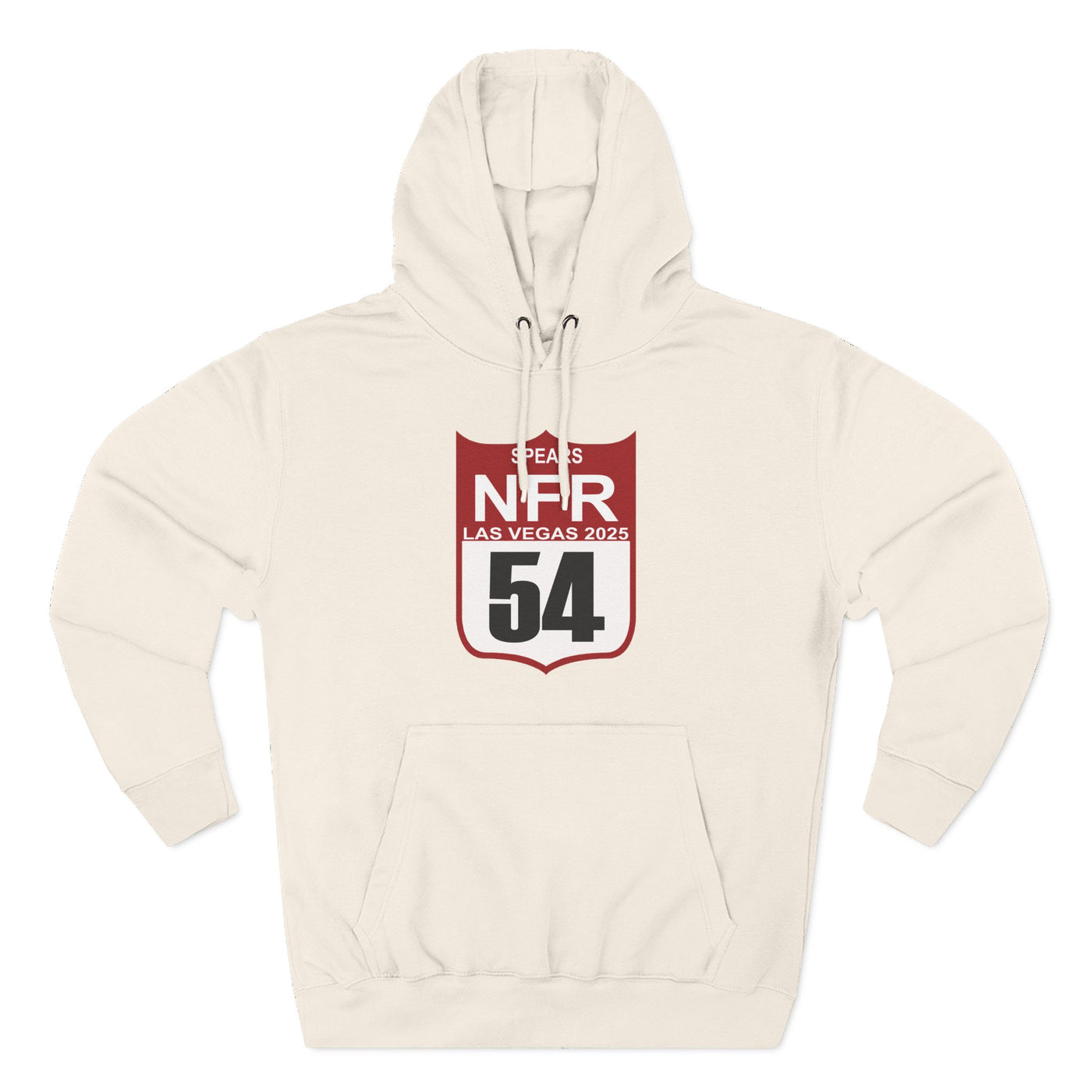 NFR 54 Three-Panel Fleece Hoodie
