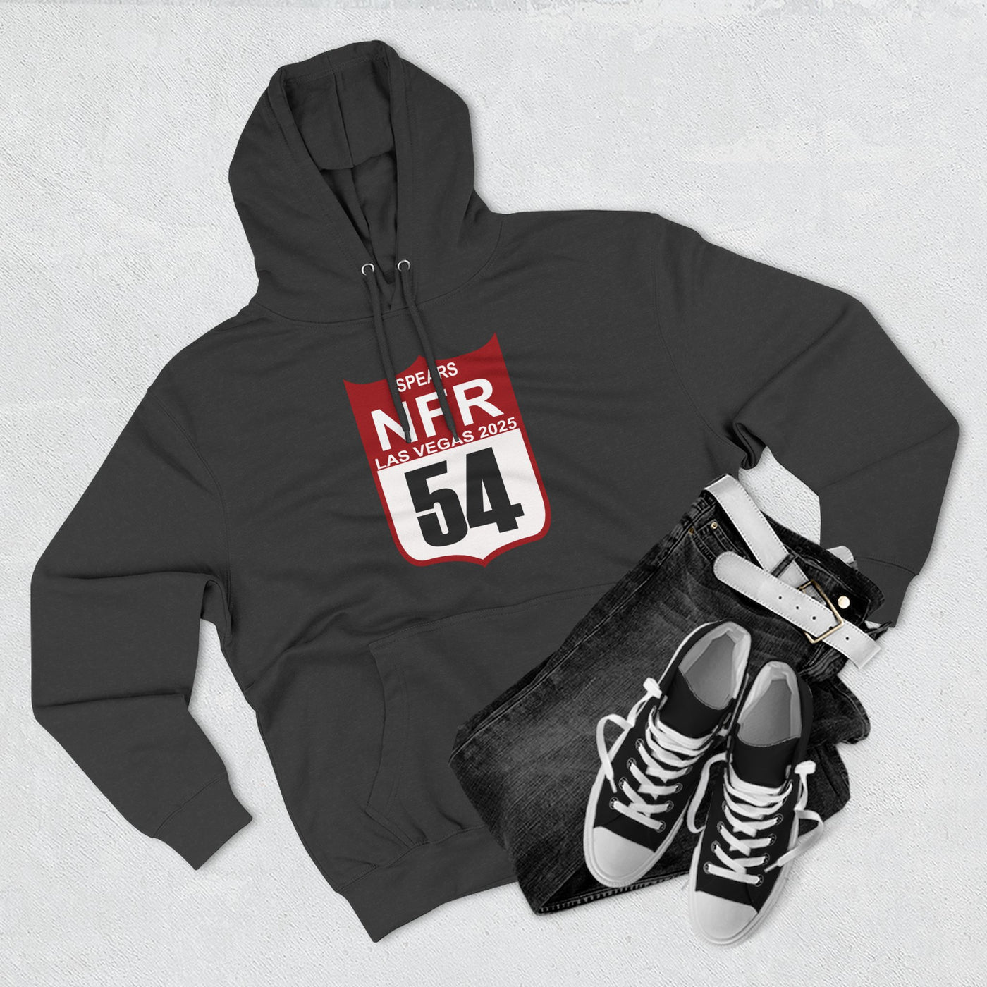 NFR 54 Three-Panel Fleece Hoodie