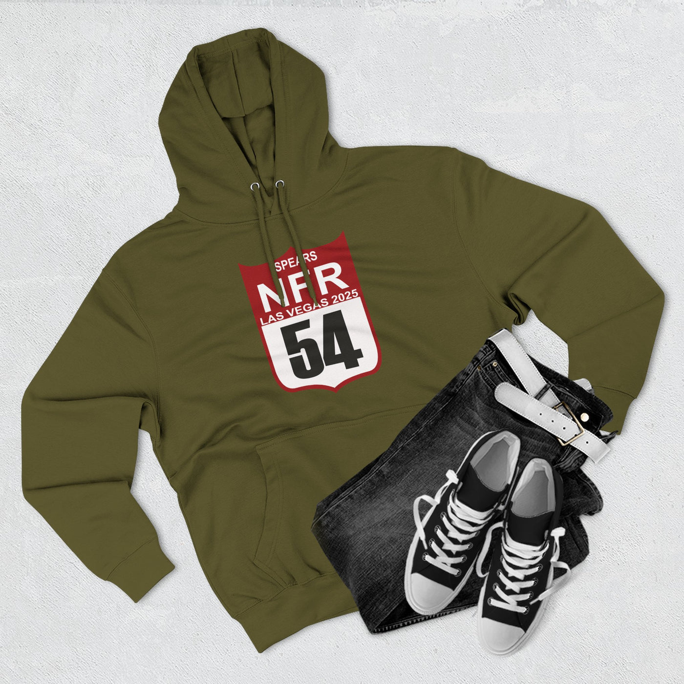 NFR 54 Three-Panel Fleece Hoodie