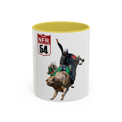 Jordan Spears #54 Bull Rider Colorful Mug - Perfect for Rodeo Fans