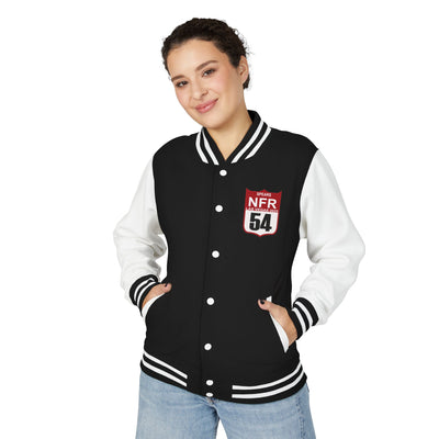 Jordan Spears- Letterman Jacket — NFR 54 Patch Varsity Jacket
