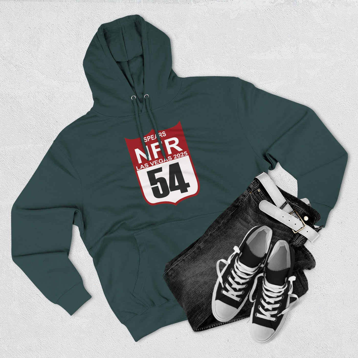 NFR 54 Three-Panel Fleece Hoodie
