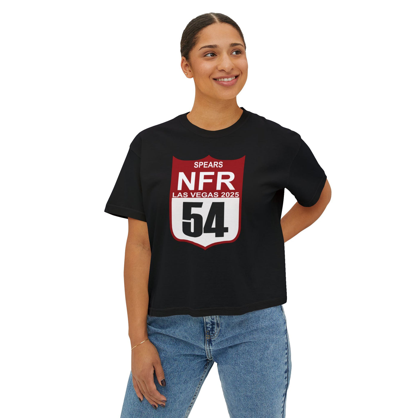 Jordan Spears NFR 2025 Women's Boxy Tee