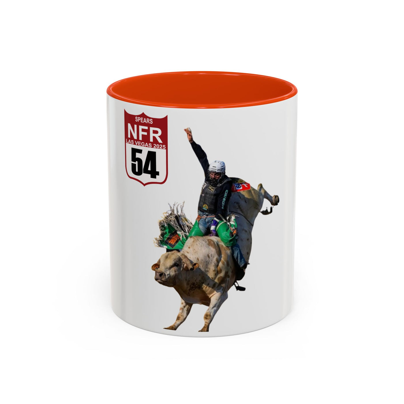 Jordan Spears #54 Bull Rider Colorful Mug - Perfect for Rodeo Fans