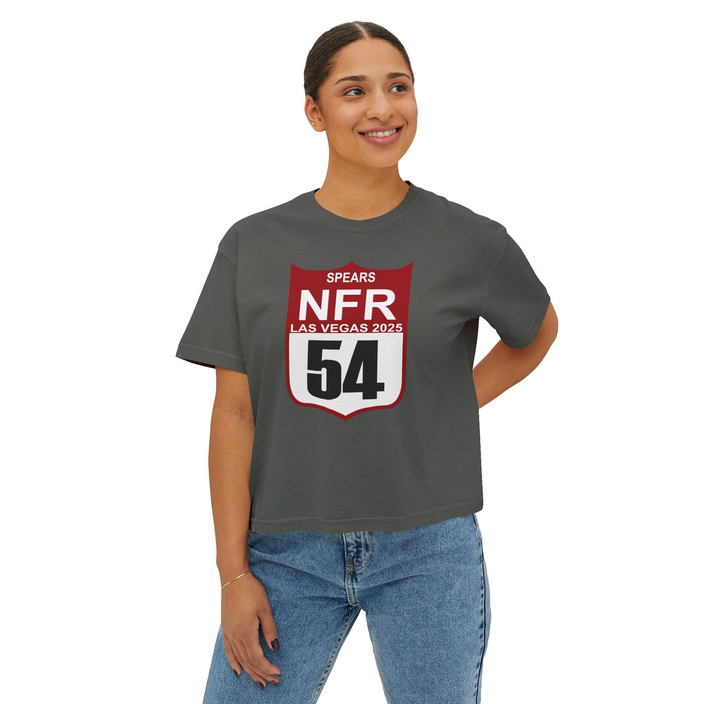 Jordan Spears NFR 2025 Women's Boxy Tee