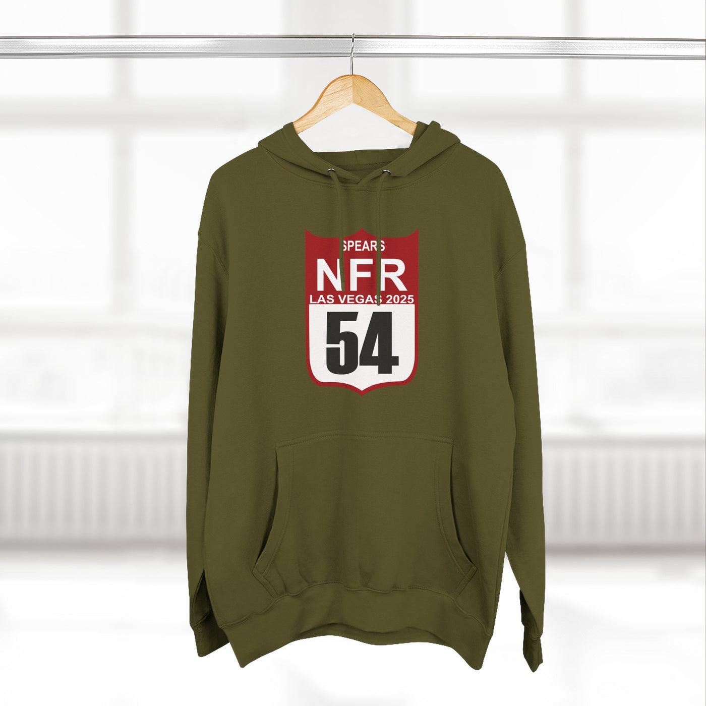 NFR 54 Three-Panel Fleece Hoodie