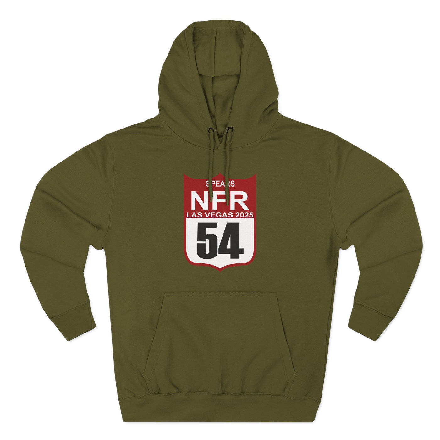 NFR 54 Three-Panel Fleece Hoodie
