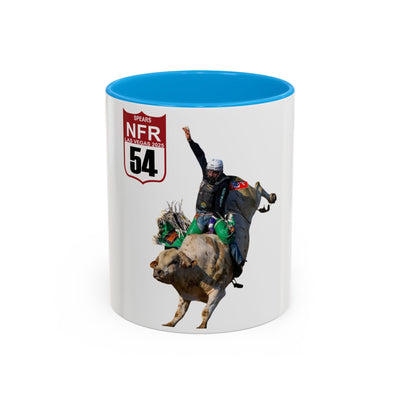 Jordan Spears #54 Bull Rider Colorful Mug - Perfect for Rodeo Fans