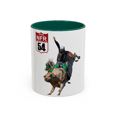 Jordan Spears #54 Bull Rider Colorful Mug - Perfect for Rodeo Fans