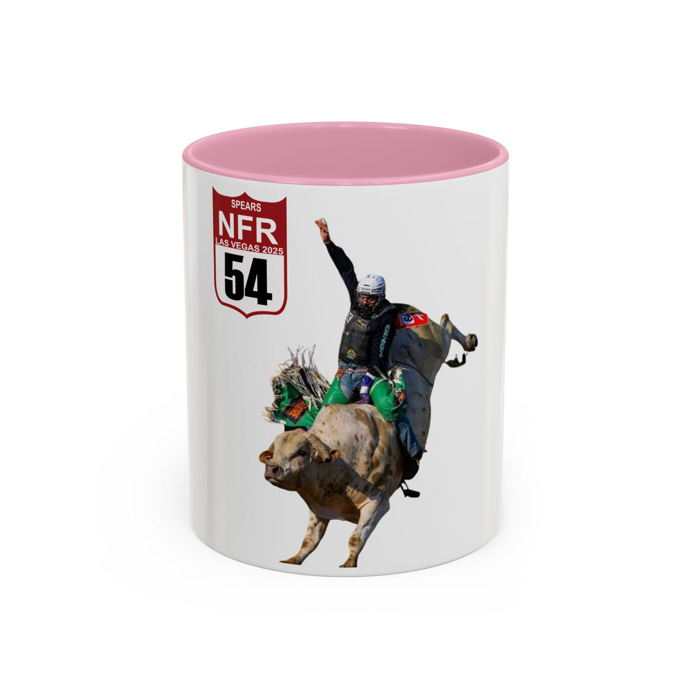 Jordan Spears #54 Bull Rider Colorful Mug - Perfect for Rodeo Fans