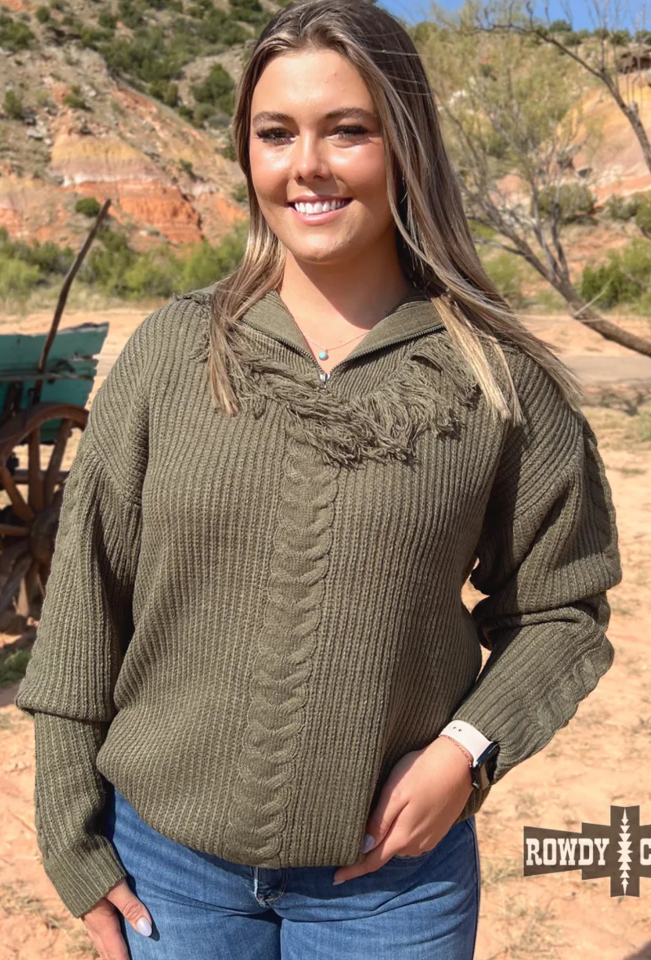 Cypress Green Pull-over