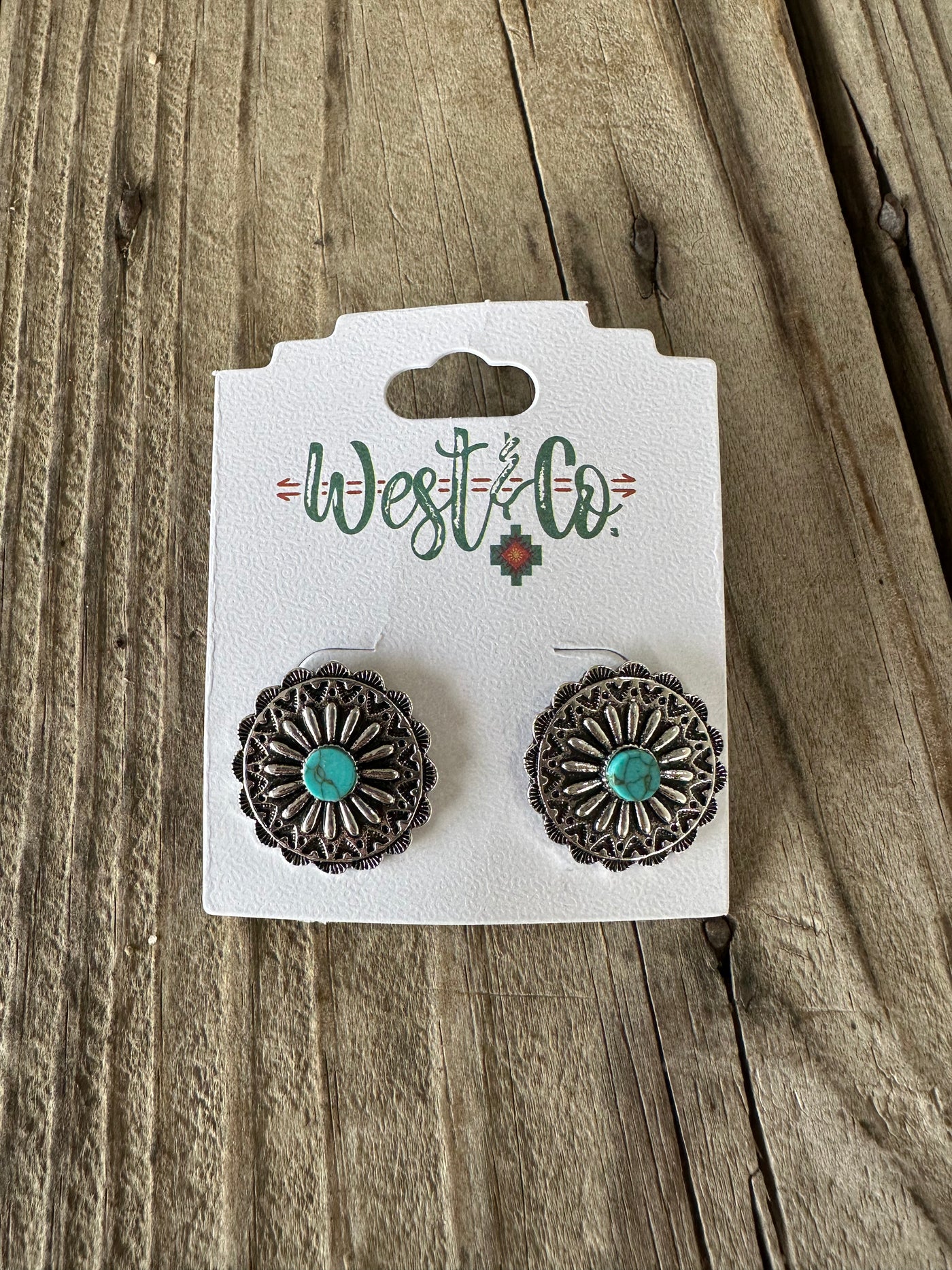 Western Circle Earrings