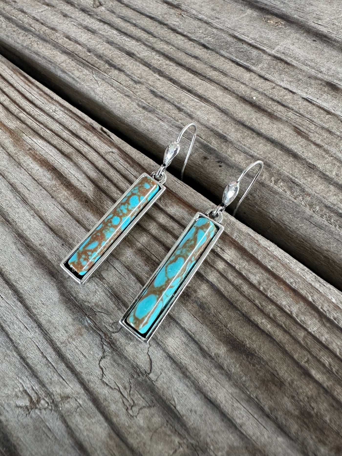 Natural Stone Turquoise earring
