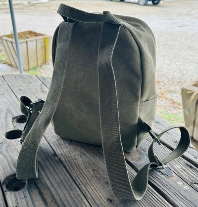 Olive Sunflower Backpack