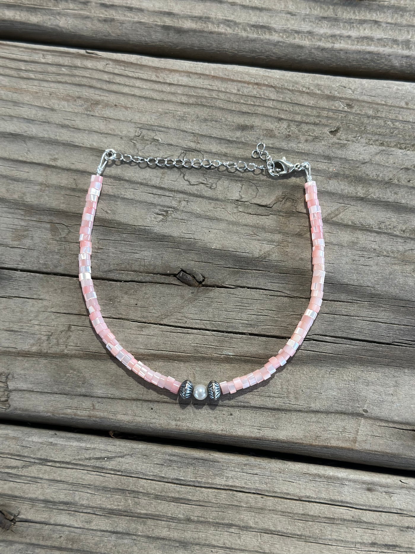 Pretty in Pink Anklet