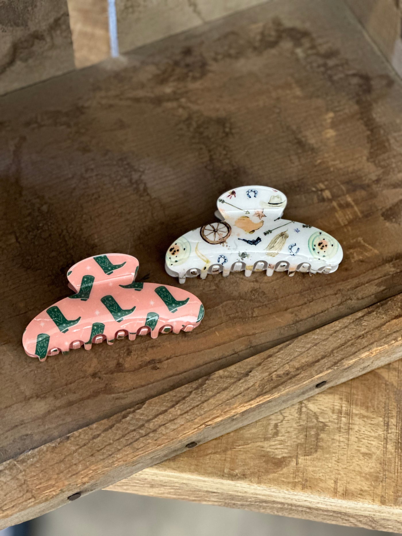 Patterned Claw Clips