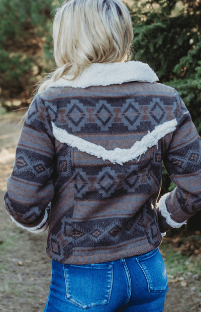Aztec Trucker Jacket - The Frosted Cowgirls