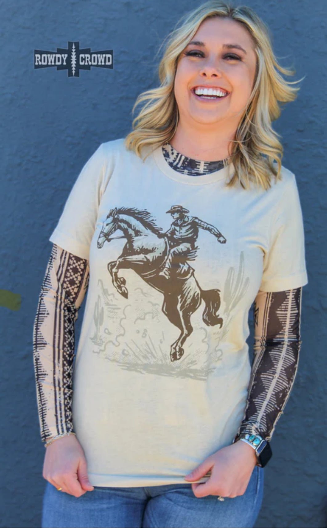 Bronc Buster Tee - The Frosted Cowgirls