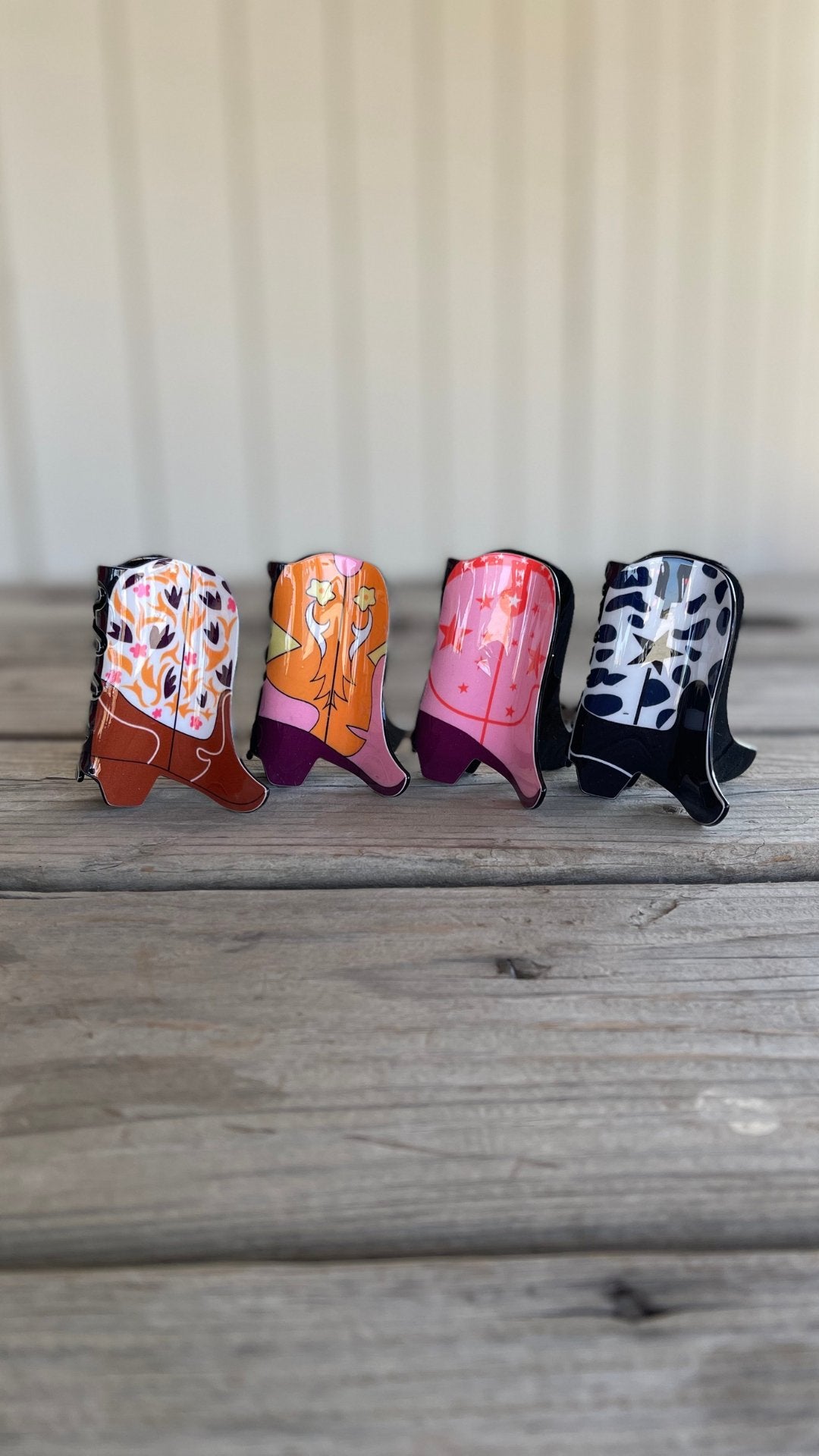 Cowboy Boot Claw Clips - The Frosted Cowgirls
