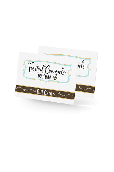 Gift card - The Frosted Cowgirls