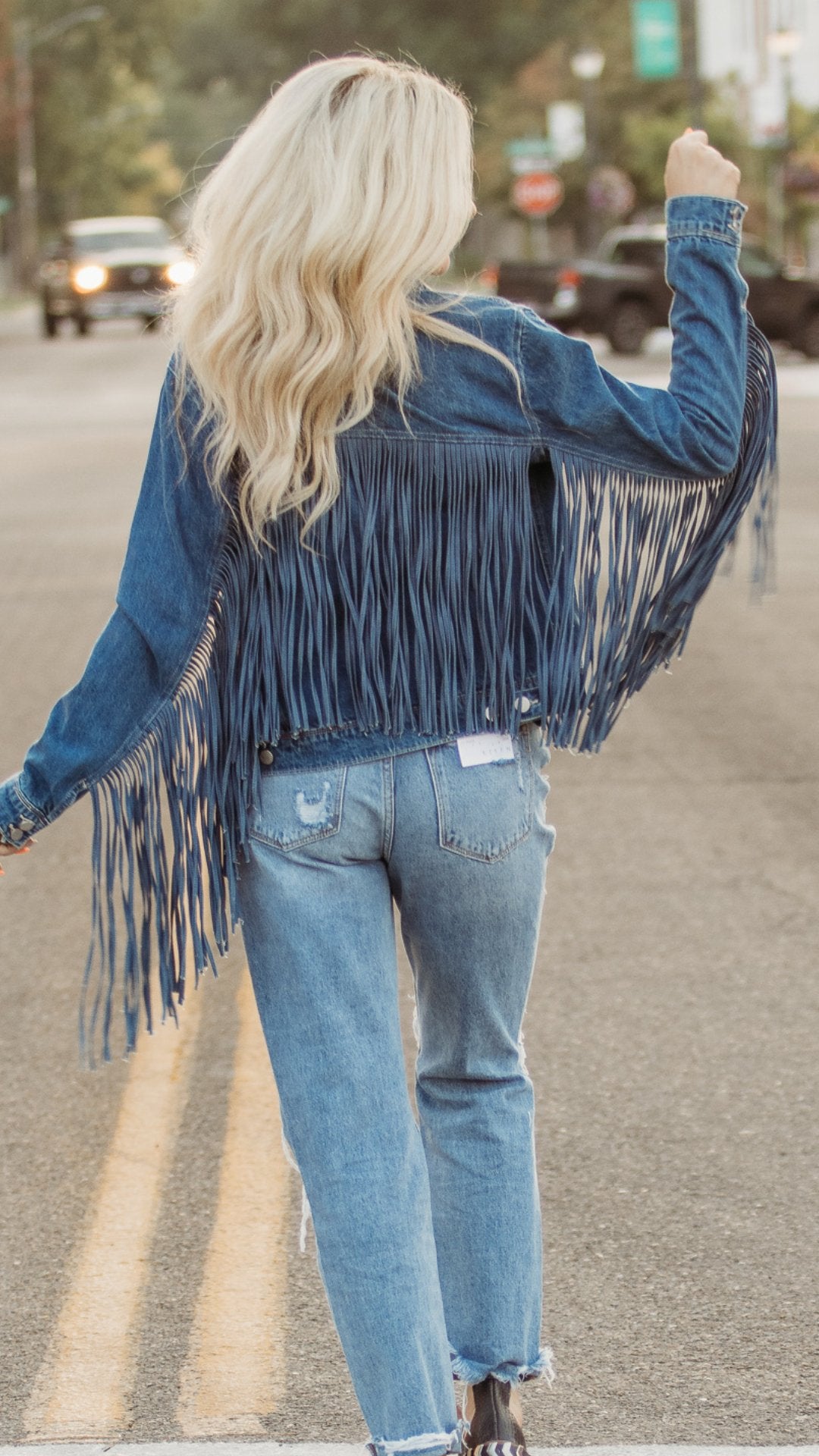 Scully Fringe Jean Jacket - The Frosted Cowgirls