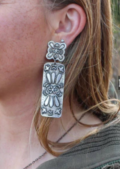 Silver Dollar Earrings - The Frosted Cowgirls