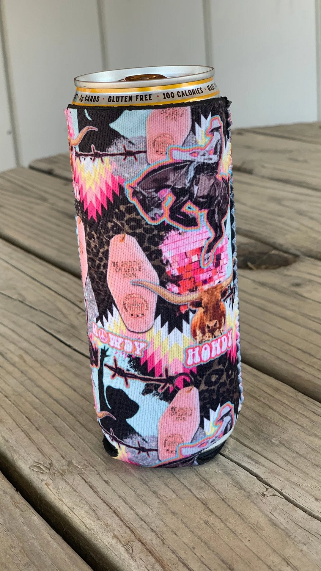 Slim Western Koozie - The Frosted Cowgirls